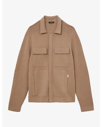 Reiss - Fleetwood Double-Pocket Knitted Jacket - Lyst