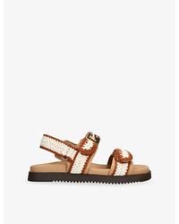 Steve Madden - Mona Woven Sandals - Lyst