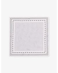 Maje - Polka Dot-Print Silk-Twill Scarf - Lyst