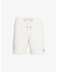 Polo Ralph Lauren - Prepsters Logo-Embroidered Cotton-Corduroy Shorts - Lyst