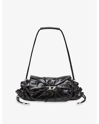 DIESEL - Scrunch-D Leather Shoulder Bag - Lyst
