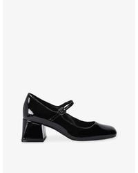 Steve Madden - Darcey Patent-Leather Mary-Jane Courts - Lyst