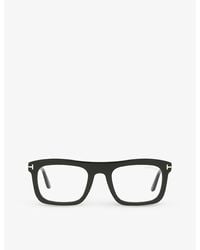 Tom Ford - Ft5757-b Rectangle-framed Acetate Sunglasses - Lyst