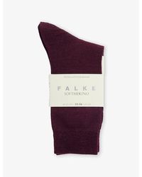 FALKE - Softmerino Stretch-Wool Blend Socks - Lyst