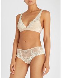 Wacoal - Embrace Lace Stretch-Lace Soft-Cup Bra - Lyst