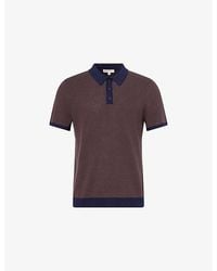 Onia - Short-Sleeve Textured-Knit Cotton Polo Shirt - Lyst