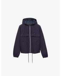 Prada - Hooded Technical Fabric Blouson Jacket - Lyst