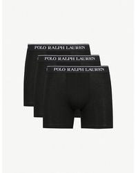 Polo Ralph Lauren - Pack Of Three Classic-fit Stretch-cotton Boxer Briefs - Lyst