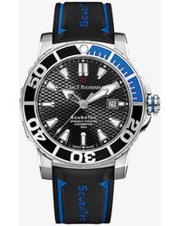 Carl F. Bucherer - 00.10632.23.33.01 Cfb Patravi Scubatec Stainless-steel And Rubber Automatic Watch - Lyst