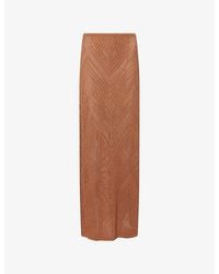 Devon Windsor - Vie Knit Maxi Skirt - Lyst