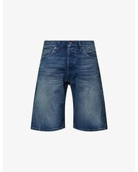 Nudie Jeans - Zeb Mid-Rise Denim Shorts - Lyst