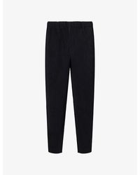 Homme Plissé Issey Miyake - Basics Straight-Leg Pleats Knitted Trousers - Lyst