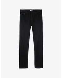 The Kooples - Slim-Fit Straight-Leg Stretch-Denim Jeans - Lyst