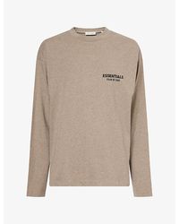 Fear Of God - Essentials Classic Long-Sleeve Cotton T-Shirt - Lyst