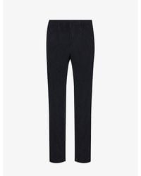 Homme Plissé Issey Miyake - Pleated Tapered-leg Regular-fit Knitted Trousers - Lyst
