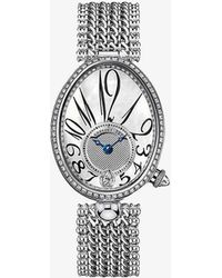 Breguet - 8918bb/58/j20/d000 Queen Of Naples 18ct White-gold, Diamond And Mother-of-pearl Automatic Watch - Lyst