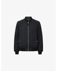 AllSaints - Bassett Stand-Collar Reversible Cotton-Blend Jacket - Lyst