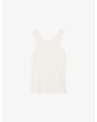 Claudie Pierlot - Round-Neck Cotton Vest - Lyst