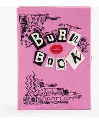 Olympia Le-Tan - Burn Book Cotton, Wool And Silk-blend Clutch Bag - Lyst
