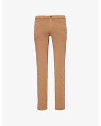 PAIGE - Lennox Slim-Fit Tapered Stretch-Denim Jeans - Lyst