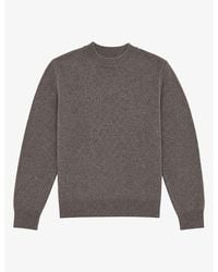 The Kooples - Crewneck Regular-Fit Wool And Cashmere-Blend Jumper - Lyst