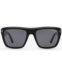 Tom Ford - Tr001778 Alberto Square-frame Acetate Sunglasses - Lyst