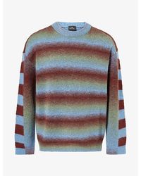 Paul Smith - Striped Wool-Blend Jumper - Lyst