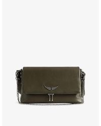 Zadig & Voltaire - Rocky Ii Wing-Embellished Leather Cross-Body Bag - Lyst
