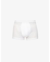 Zimmerli of Switzerland - Slim-Fit Stretch-Cotton Trunks - Lyst
