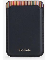 Paul Smith - Iphone 15 Pro Magsafe Woven-blend Card Holder - Lyst