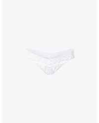Hanky Panky - Signature Original-Rise Stretch-Jersey Thong - Lyst