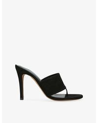 Jude - Snug Suede Heeled Sandals - Lyst