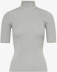 Max Mara - Peter High-neck Slim-fit Knitted Top - Lyst