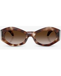 Versace - Ve4466u Irregular-frame Injected Sunglasses - Lyst