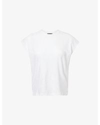 Theory - Bind Boxy-Fit Cotton Top - Lyst