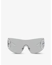 Dolce & Gabbana - Dg2298b Oval-frame Acetate Sunglasses - Lyst