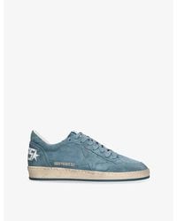 Golden Goose - Ball Star Exclusive Suede Low-Top Trainers - Lyst