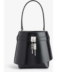 Givenchy - Shark Lock Leather Cross-body Bag - Lyst