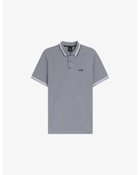 BOSS - Paddy Embroidered-Logo Cotton Piqué Polo Shirt - Lyst