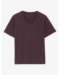 AllSaints - Hela Short-Sleeve Cotton T-Shirt - Lyst