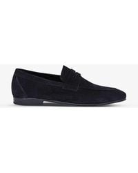 Reiss - Bray Suede Loafers - Lyst
