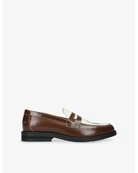 Duke & Dexter - Wilde Scorpion Leather Penny Loafers - Lyst