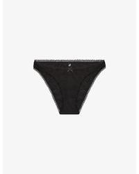 Cou Cou Intimates - Pointelle High-Rise Cotton Briefs - Lyst