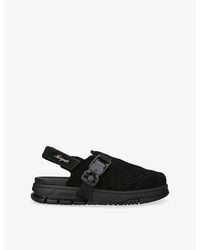 Axel Arigato - Area Ankle-Strap Flat Suede Sandals - Lyst