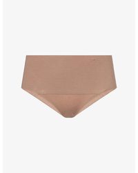 Spanx - Supersmooth Undie-Tectable Supima Cotton Thong - Lyst