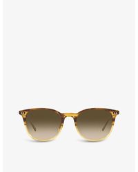 Oliver Peoples - X Brunello Cucinelli Ov5482s Gerardo Square-frame Acetate And Metal Sunglasses - Lyst