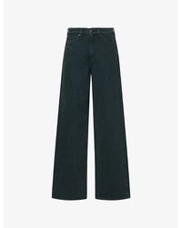 Rag & Bone - Logan Wide-Leg Denim Jeans - Lyst