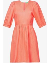 Women's Benetton Dresses from $82 | Lyst