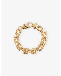 TOTEME - Byzantine 24Ct- Plated Brass Bracelet - Lyst