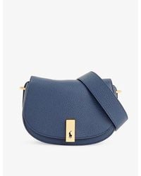 Polo Ralph Lauren - Vy Saddle Leather Cross-body Bag - Lyst
